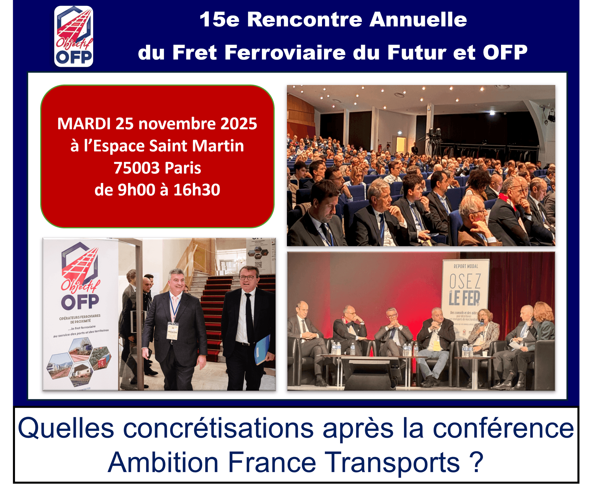 15ème rencontre du Fret Ferroviaire du Futur et des OFP